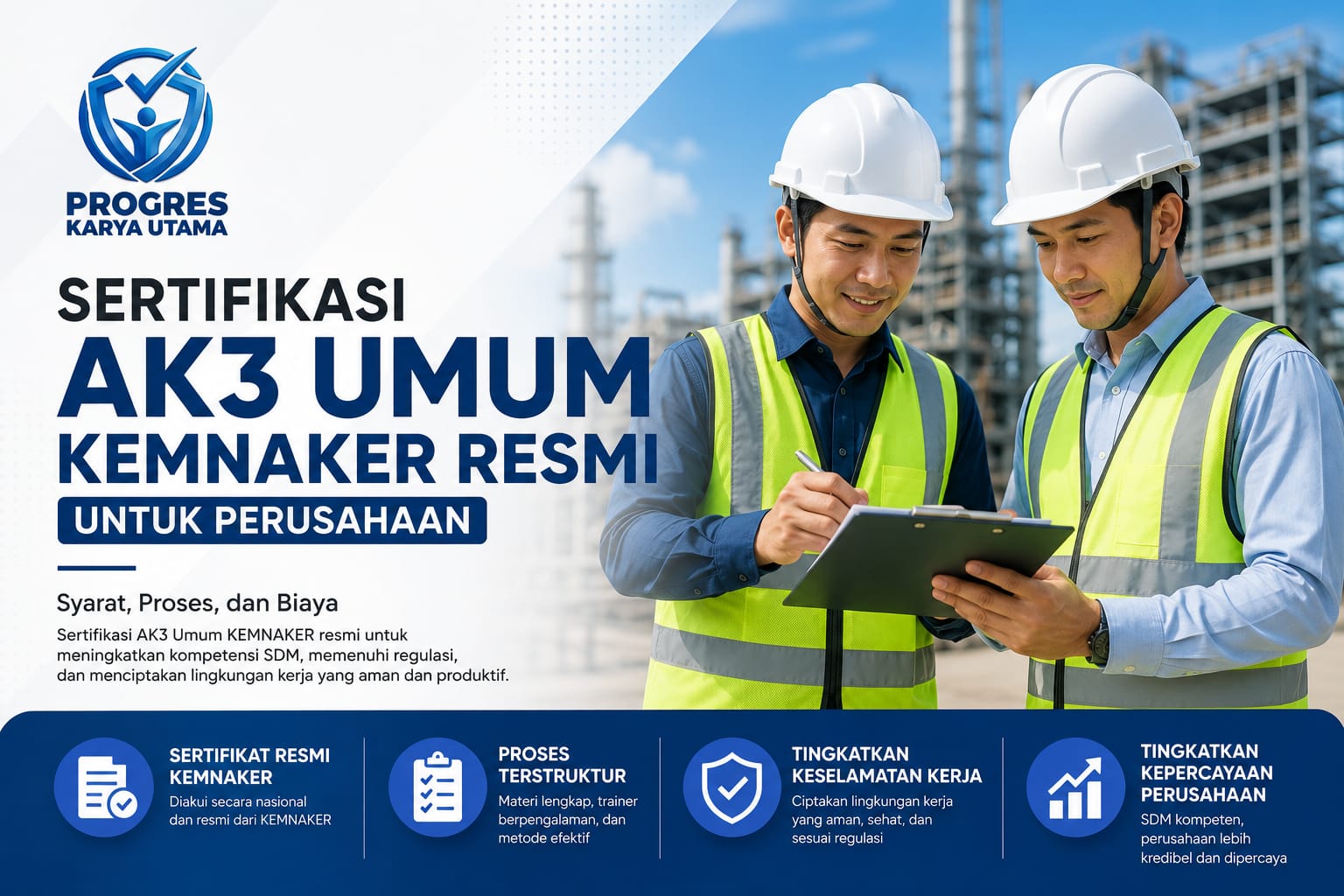 Sertifikasi AK3 Umum Kemnaker Resmi untuk Perusahaan: Syarat, Proses, dan Biaya