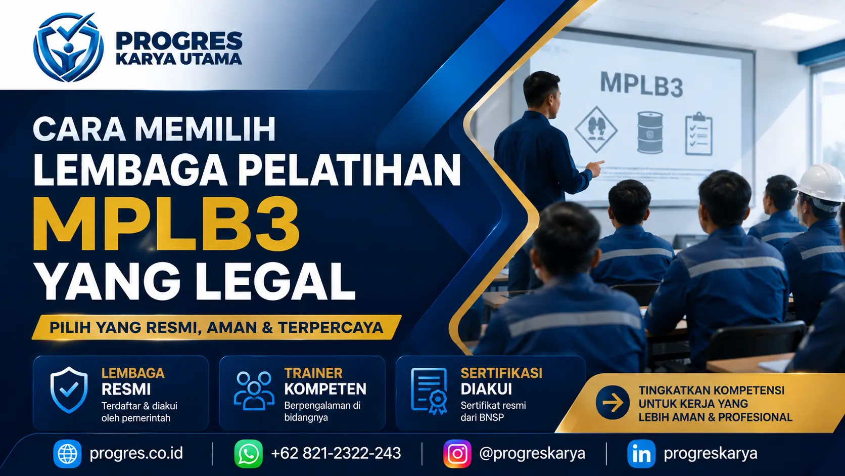 Cara Memilih Lembaga Pelatihan MPLB3 yang Legal