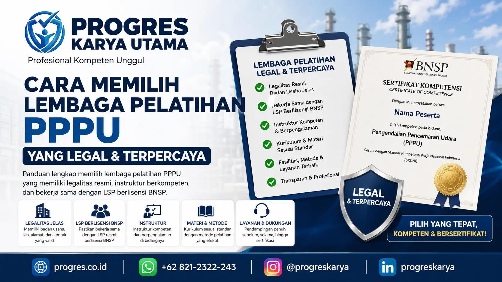 Cara Memilih Lembaga Pelatihan PPPU yang Legal & Terpercaya