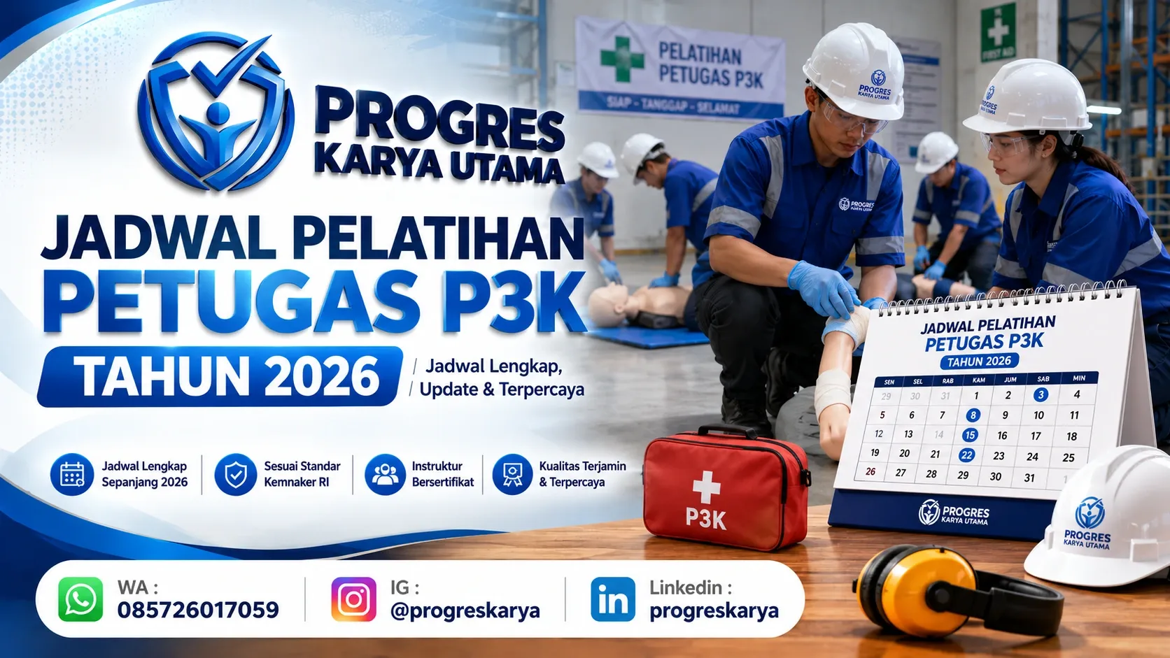 Jadwal Pelatihan Petugas P3K Tahun 2026