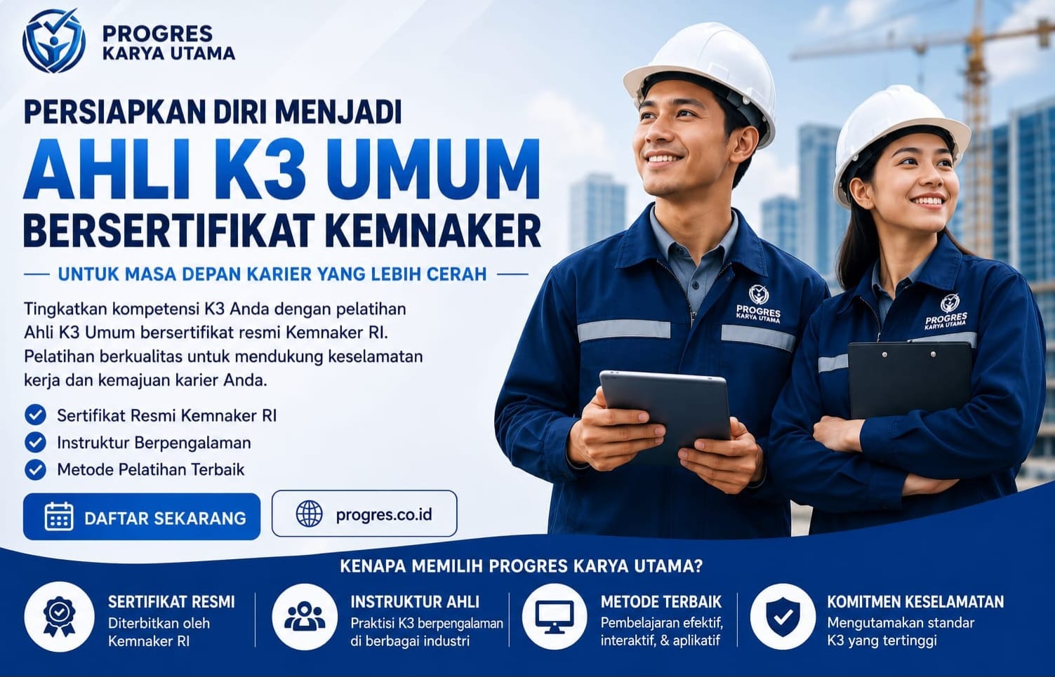 Pelatihan AK3 Umum Bersertifikat Kemnaker untuk Fresh Graduate
