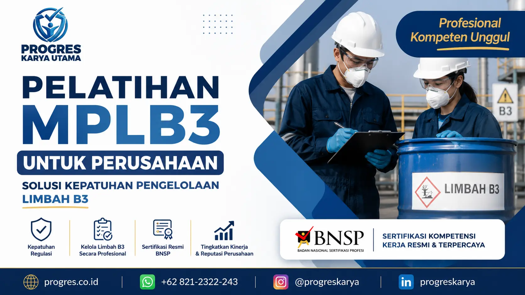 Pelatihan MPLB3 untuk Perusahaan: Solusi Kepatuhan Pengelolaan Limbah B3