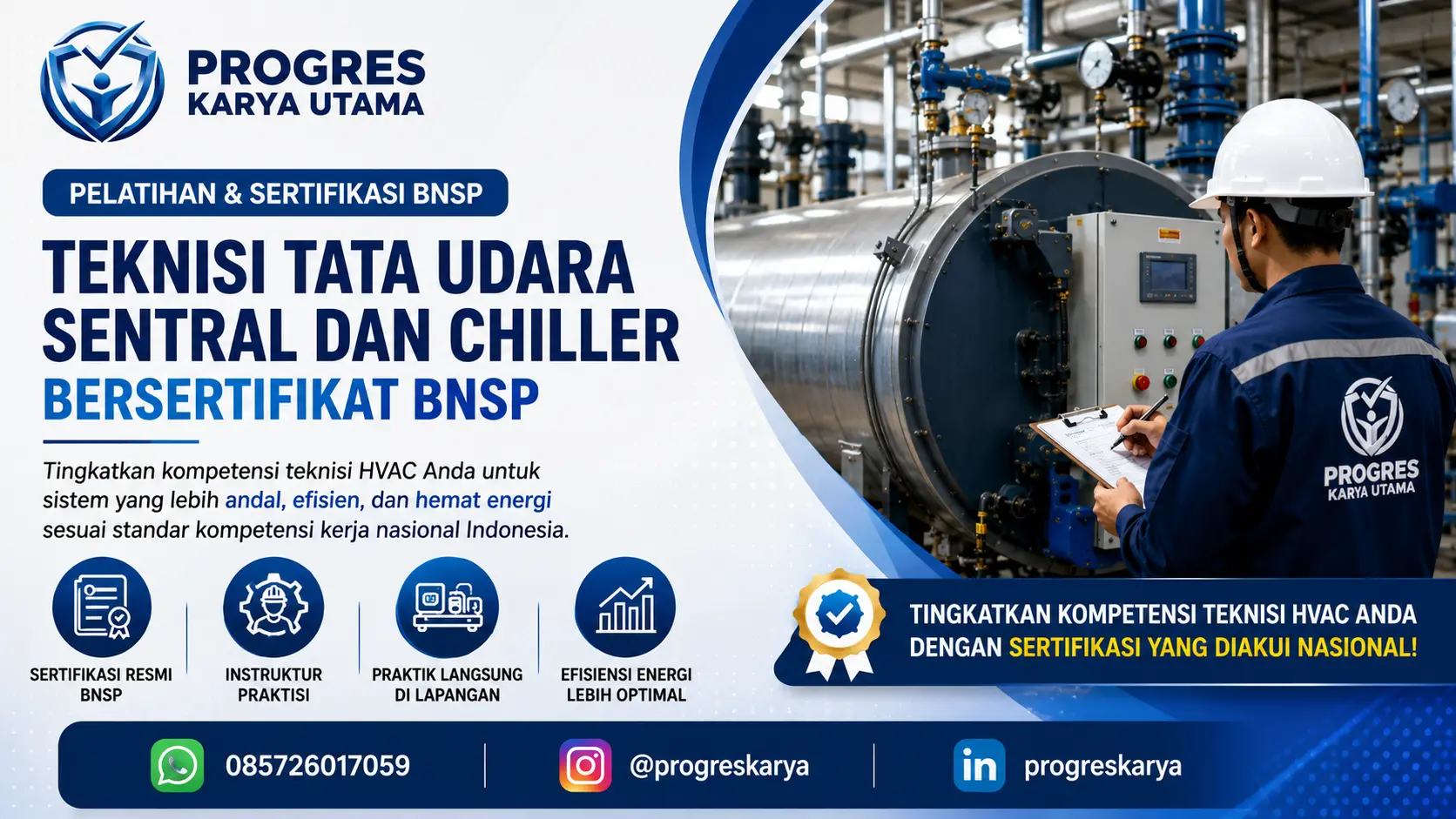 Pelatihan Operator Boiler: Syarat, Biaya, Jadwal, dan Cara Daftar 2026