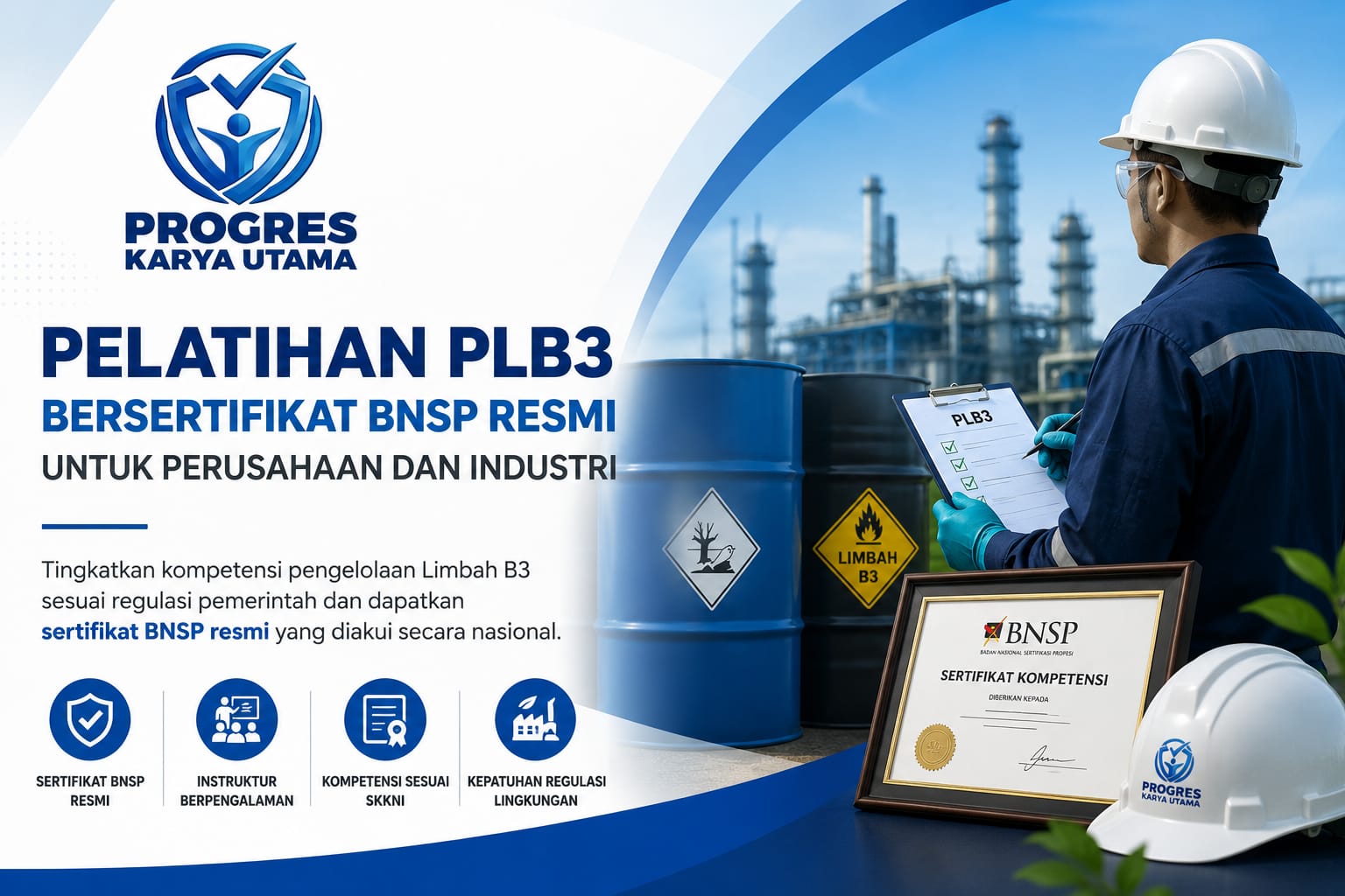 Pelatihan PLB3 Bersertifikat BNSP Resmi untuk Perusahaan dan Industri