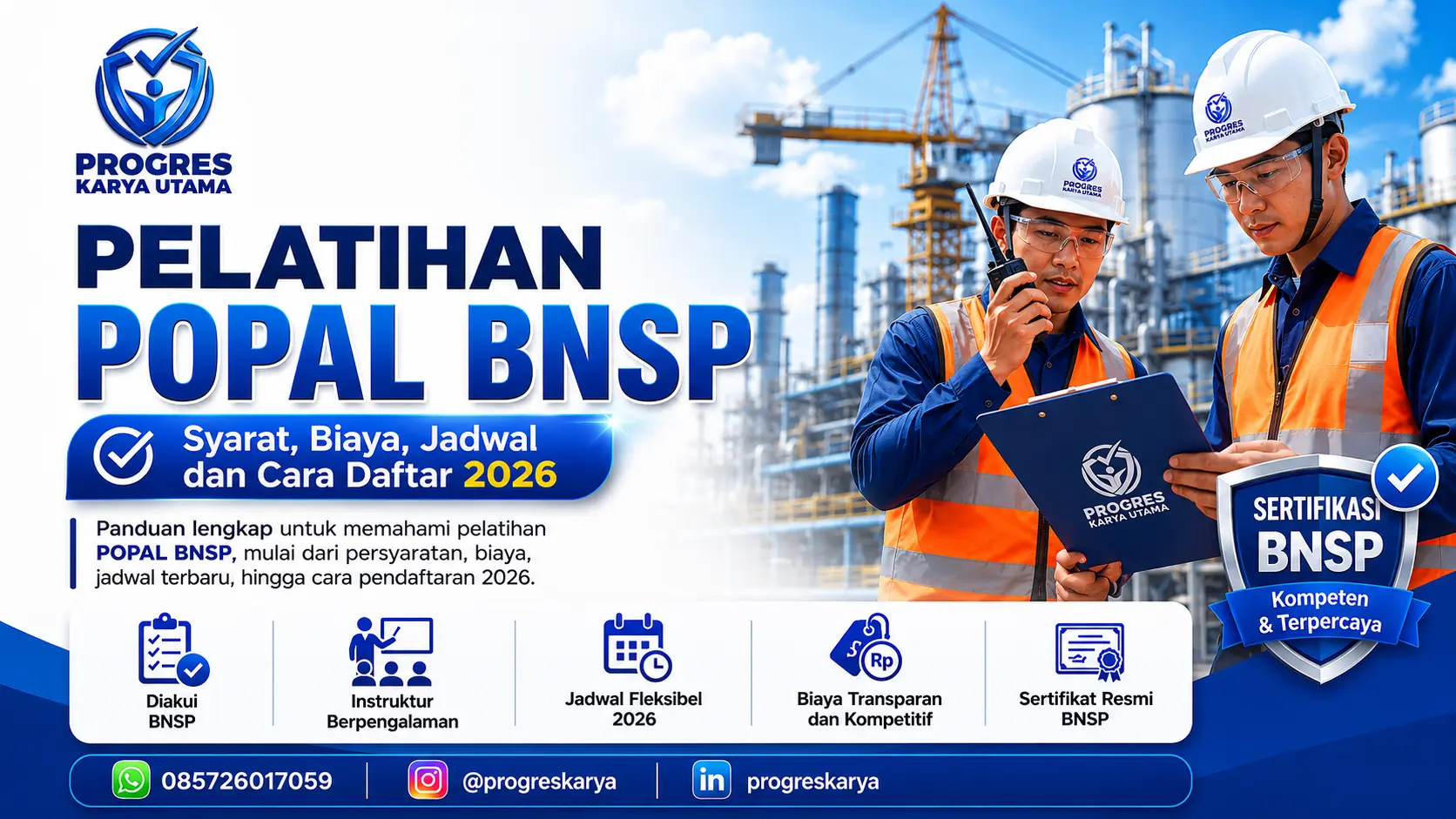 Pelatihan POPAL BNSP: Syarat, Biaya, Jadwal, dan Cara Daftar 2026