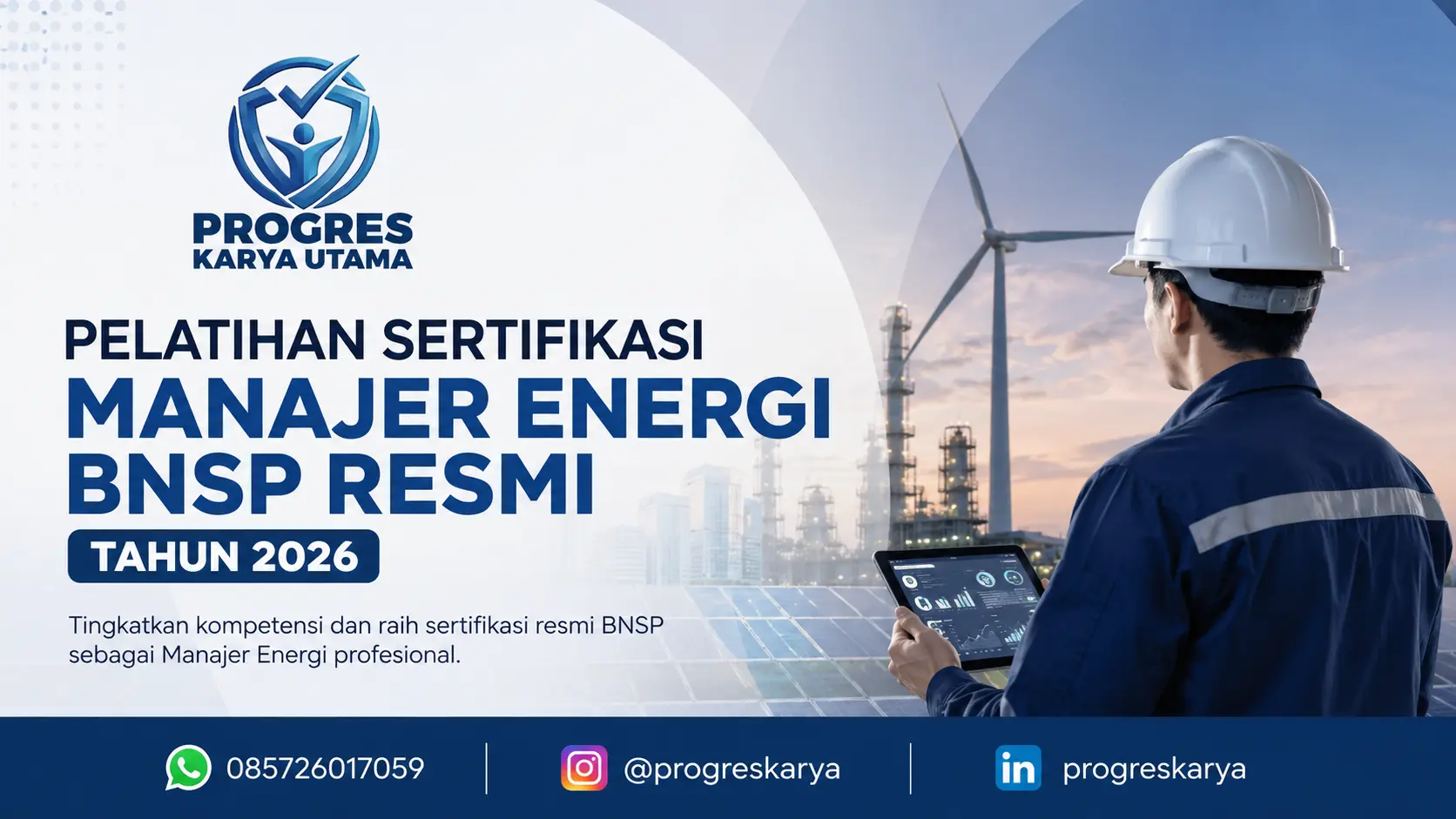 Pelatihan Sertifikasi Manajer Energi BNSP Resmi Tahun 2026