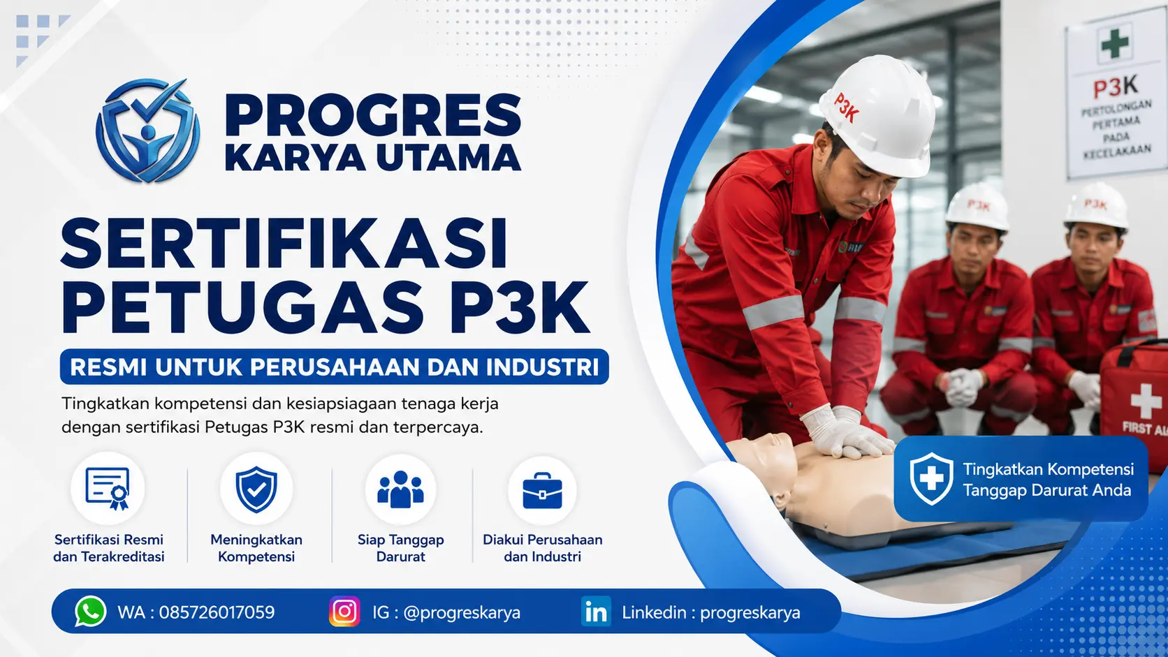 Sertifikasi Petugas P3K Resmi untuk Perusahaan dan Industri