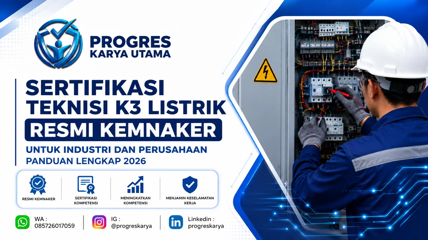 Sertifikasi Teknisi K3 Listrik Resmi untuk Industri dan Perusahaan: Panduan Lengkap 2026